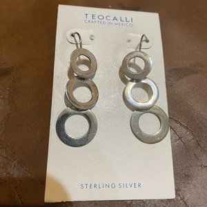 Women's Sterling Silver Dangling Earrings - Crafted in Mexico